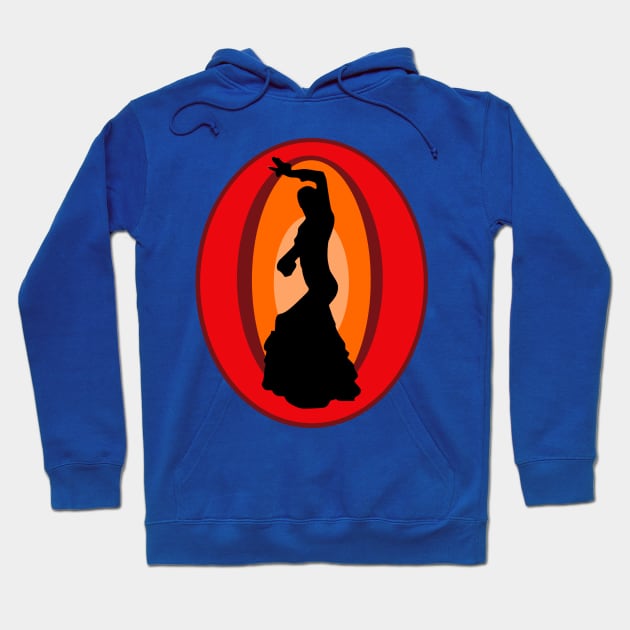 Flamenco Burning Hoodie by SphynxDen